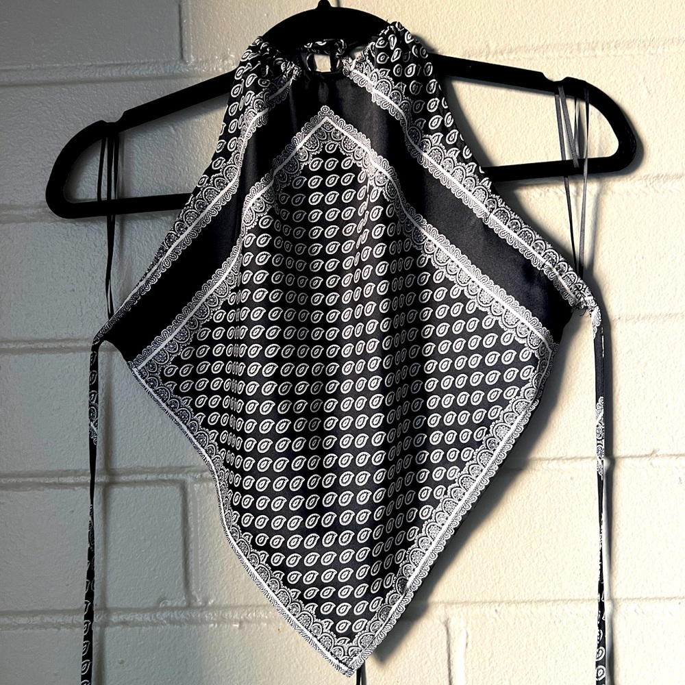 Paisley Print Bandana Crop top